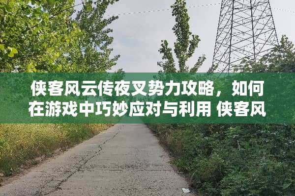 侠客风云传夜叉势力攻略，如何在游戏中巧妙应对与利用 侠客风云传攻略夜叉