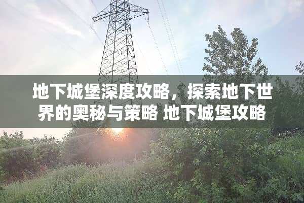**城堡深度攻略，探索**世界的奥秘与策略 **城堡攻略