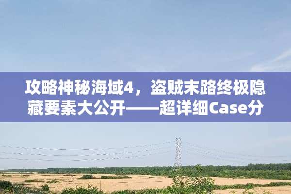 攻略神秘海域4，盗贼末路终极隐藏要素大公开——超详细Case分析与技巧分享 case攻略