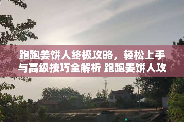 跑跑姜饼人终极攻略，轻松上手与高级技巧全解析 跑跑姜饼人攻略