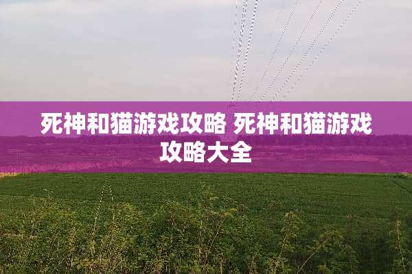 死神和猫游戏攻略 死神和猫游戏攻略大全