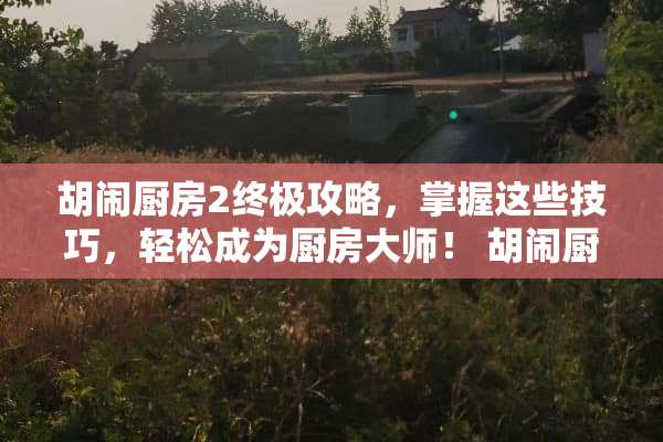 胡闹厨房2终极攻略，掌握这些技巧，轻松成为厨房大师！ 胡闹厨房攻略