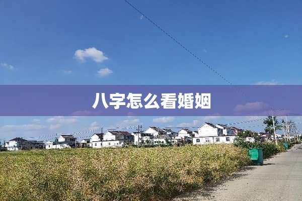 八字怎么看婚姻