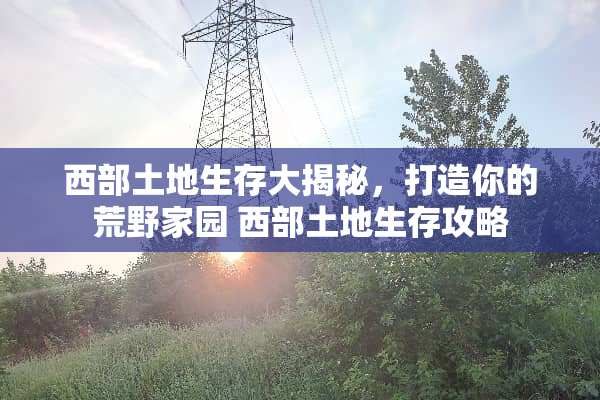 西部土地生存大揭秘，打造你的荒野家园 西部土地生存攻略