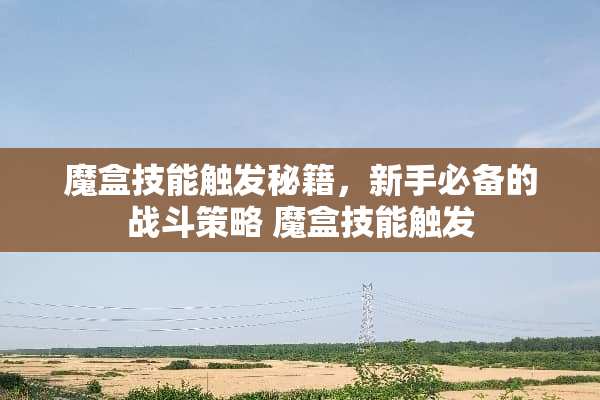 魔盒技能触发秘籍，新手必备的战斗策略 魔盒技能触发