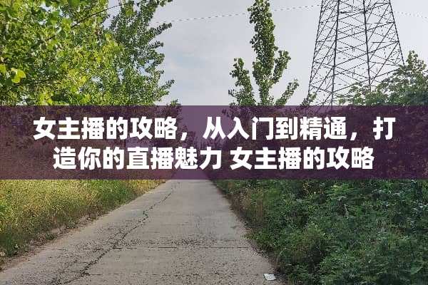 女主播的攻略，从入门到精通，打造你的直播魅力 女主播的攻略