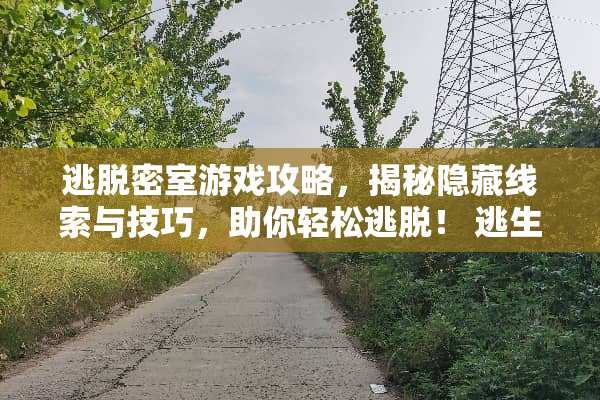 逃脱密室游戏攻略，揭秘隐藏线索与技巧，助你轻松逃脱！ 逃生密室游戏攻略
