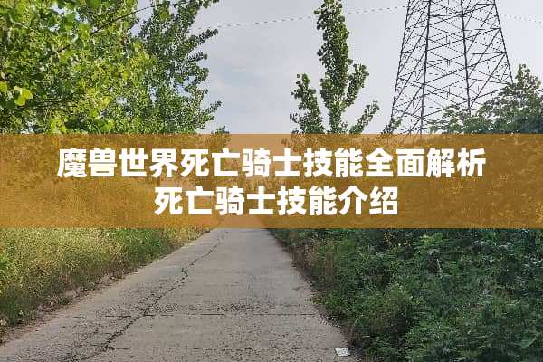 魔兽世界死亡骑士技能全面解析 死亡骑士技能介绍