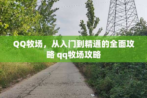 QQ牧场，从入门到精通的全面攻略 qq牧场攻略