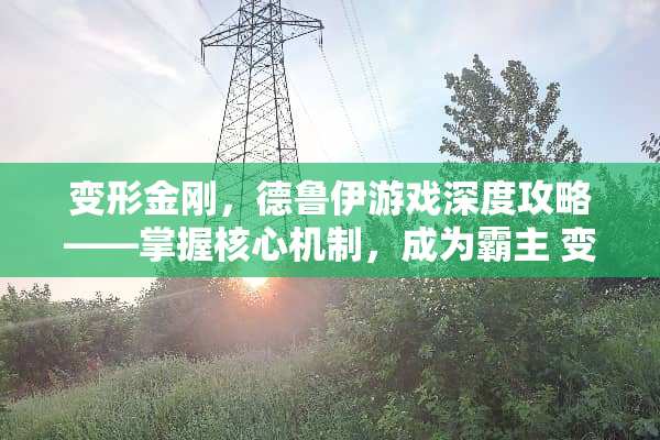 变形金刚，德鲁伊游戏深度攻略——掌握核心机制，成为霸主 变形金刚德鲁伊游戏攻略