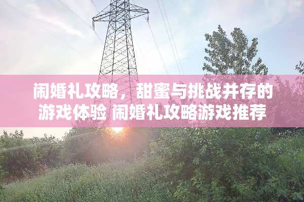 闹婚礼攻略，甜蜜与挑战并存的游戏体验 闹婚礼攻略游戏推荐