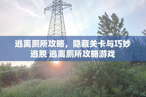 逃离厕所攻略，隐藏关卡与巧妙逃脱 逃离厕所攻略游戏