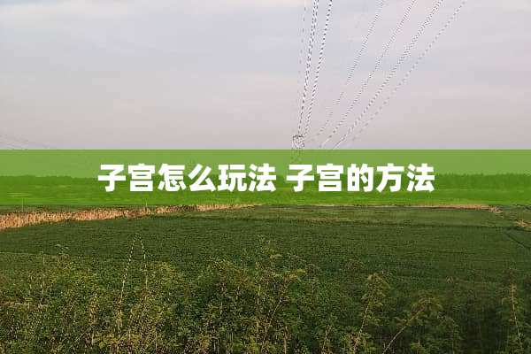 子宫怎么玩法 子宫的方法