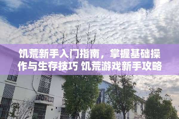 饥荒新手入门指南，掌握基础操作与生存技巧 饥荒游戏新手攻略
