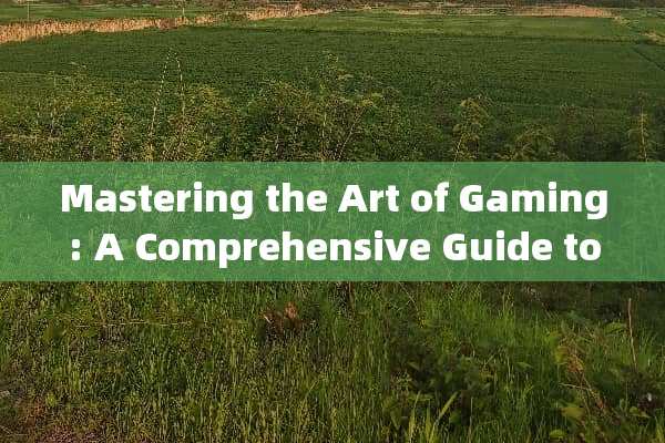 Mastering the Art of Gaming: A Comprehensive Guide to Game攻略 in English 游戏攻略英文