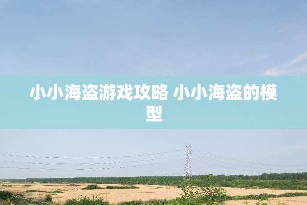 小小海盗游戏攻略 小小海盗的模型