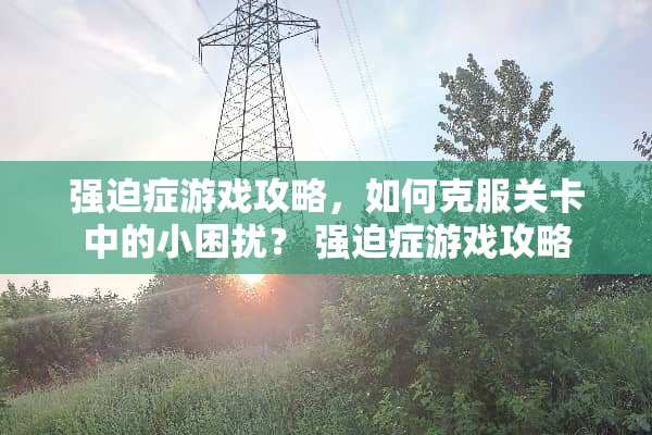 强迫症游戏攻略，如何克服关卡中的小困扰？ 强迫症游戏攻略