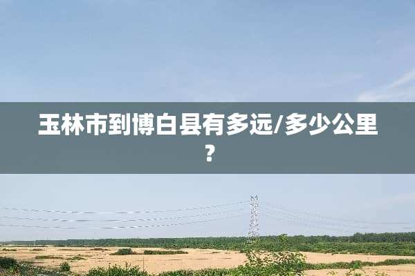 玉林市到***有多远/多少公里？