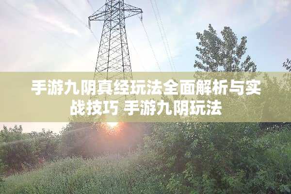 手游九*真经玩法全面解析与实战技巧 手游九*玩法