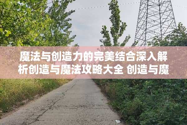 魔法与创造力的完美结合深入解析创造与魔法攻略大全 创造与魔法攻略大全
