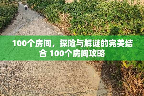 100个房间，探险与解谜的完美结合 100个房间攻略