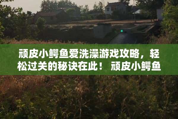 顽皮小鳄鱼爱洗澡游戏攻略，轻松过关的秘诀在此！ 顽皮小鳄鱼爱洗澡攻略