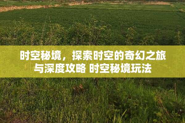 时空秘境，探索时空的奇幻之旅与深度攻略 时空秘境玩法