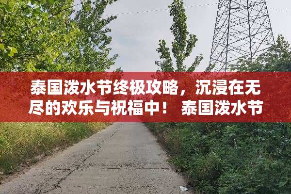 泰国泼水节终极攻略，沉浸在无尽的欢乐与祝福中！ 泰国泼水节攻略