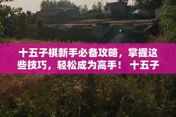 十五子棋新手必备攻略，掌握这些技巧，轻松成为高手！ 十五子棋玩法