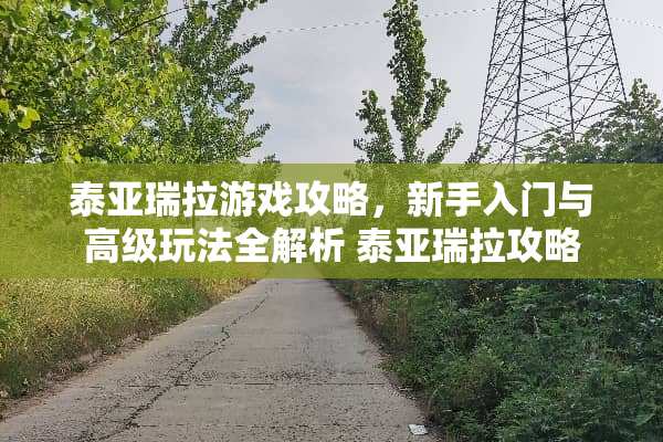 泰亚瑞拉游戏攻略，新手入门与高级玩法全解析 泰亚瑞拉攻略