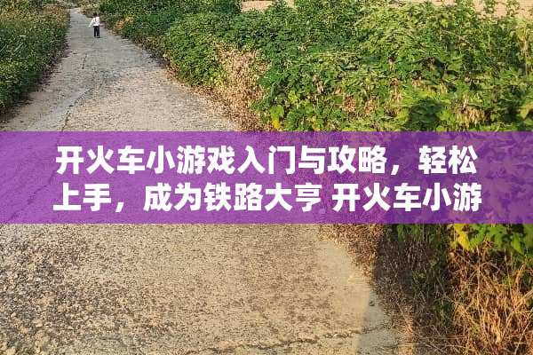 开火车小游戏入门与攻略，轻松上手，成为铁路大亨 开火车小游戏入口攻略