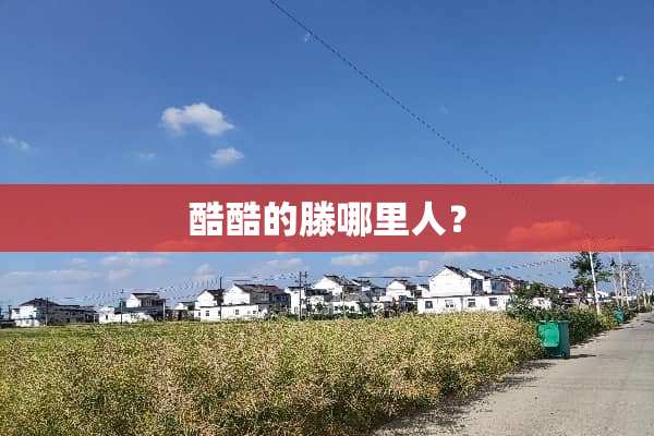 酷酷的滕哪里人？