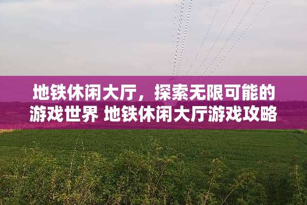 地铁休闲大厅，探索无限可能的游戏世界 地铁休闲大厅游戏攻略