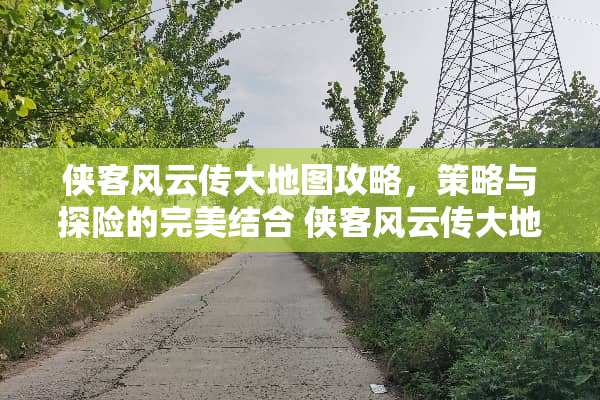 侠客风云传大地图攻略，策略与探险的完美结合 侠客风云传大地图攻略