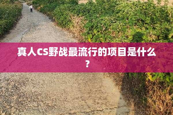 真人CS**最流行的项目是什么？
