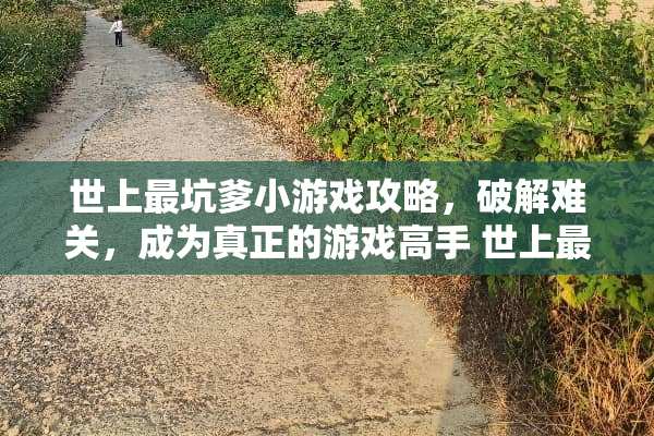 世上最坑爹小游戏攻略，**难关，成为真正的游戏高手 世上最坑爹小游戏攻略
