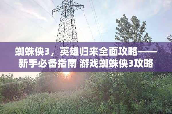 蜘蛛侠3，英雄归来全面攻略——新手必备指南 游戏蜘蛛侠3攻略