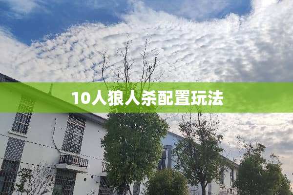 10人狼人杀配置玩法