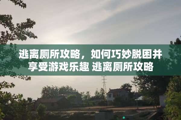 逃离厕所攻略，如何巧妙脱困并享受游戏乐趣 逃离厕所攻略
