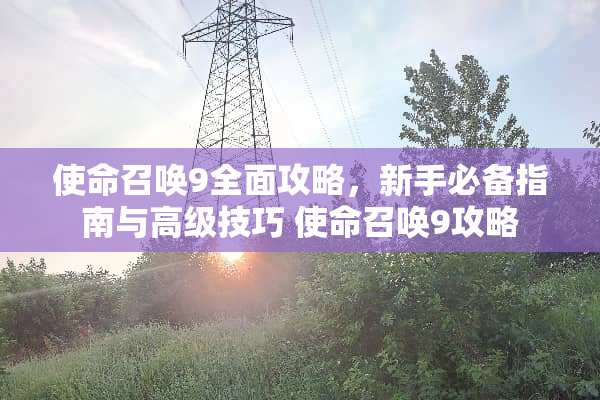 使命召唤9全面攻略，新手必备指南与高级技巧 使命召唤9攻略