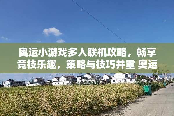 奥运小游戏多人联机攻略，畅享竞技乐趣，策略与技巧并重 奥运小游戏多人联机攻略