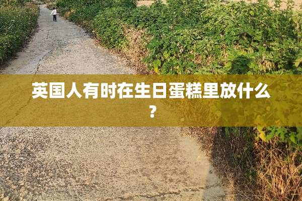 英国人有时在生日蛋糕里放什么？