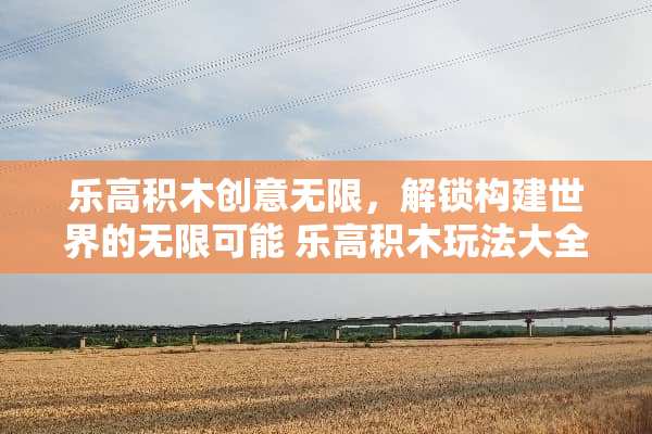 乐高积木创意无限，解锁构建世界的无限可能 乐高积木玩法大全