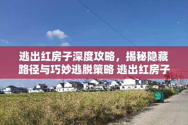 逃出红房子深度攻略，揭秘隐藏路径与巧妙逃脱策略 逃出红房子攻略