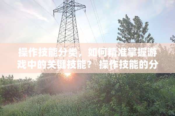 操作技能分类，如何精准掌握游戏中的关键技能？ 操作技能的分类