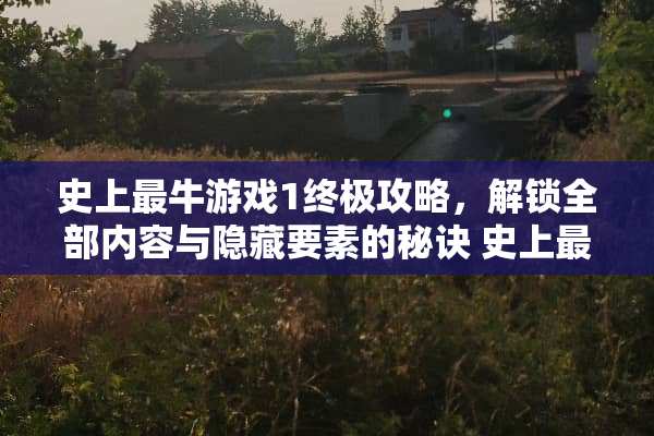 史上最牛游戏1终极攻略，解锁全部内容与隐藏要素的秘诀 史上最牛游戏1攻略