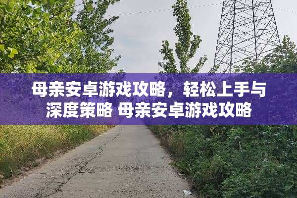母亲安卓游戏攻略，轻松上手与深度策略 母亲安卓游戏攻略