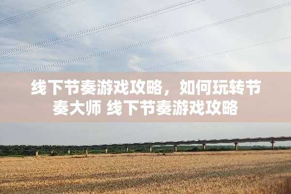 线下节奏游戏攻略，如何玩转节奏大师 线下节奏游戏攻略