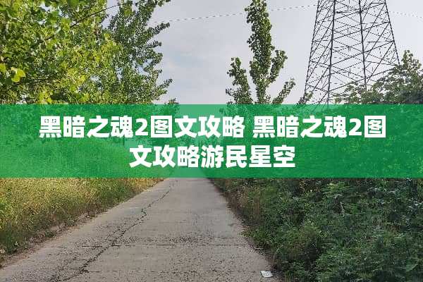 黑暗之魂2图文攻略 黑暗之魂2图文攻略游民星空