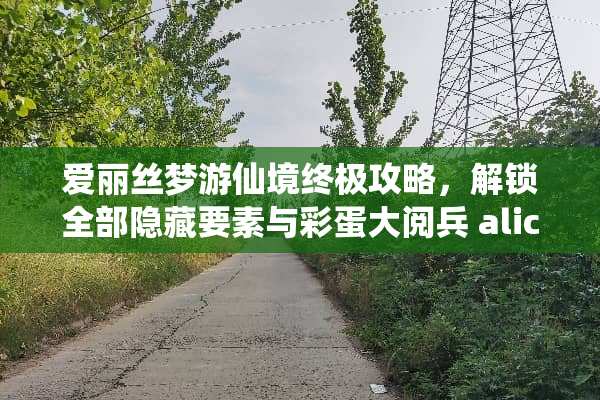 爱丽丝梦游仙境终极攻略，解锁全部隐藏要素与彩蛋大阅兵 alice游戏攻略